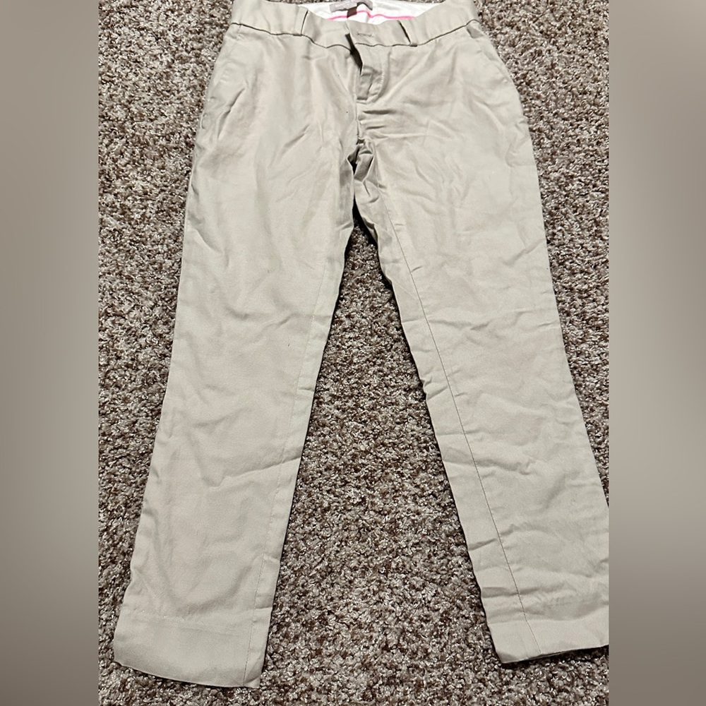 Linen Banana Republic capris ankle slacks